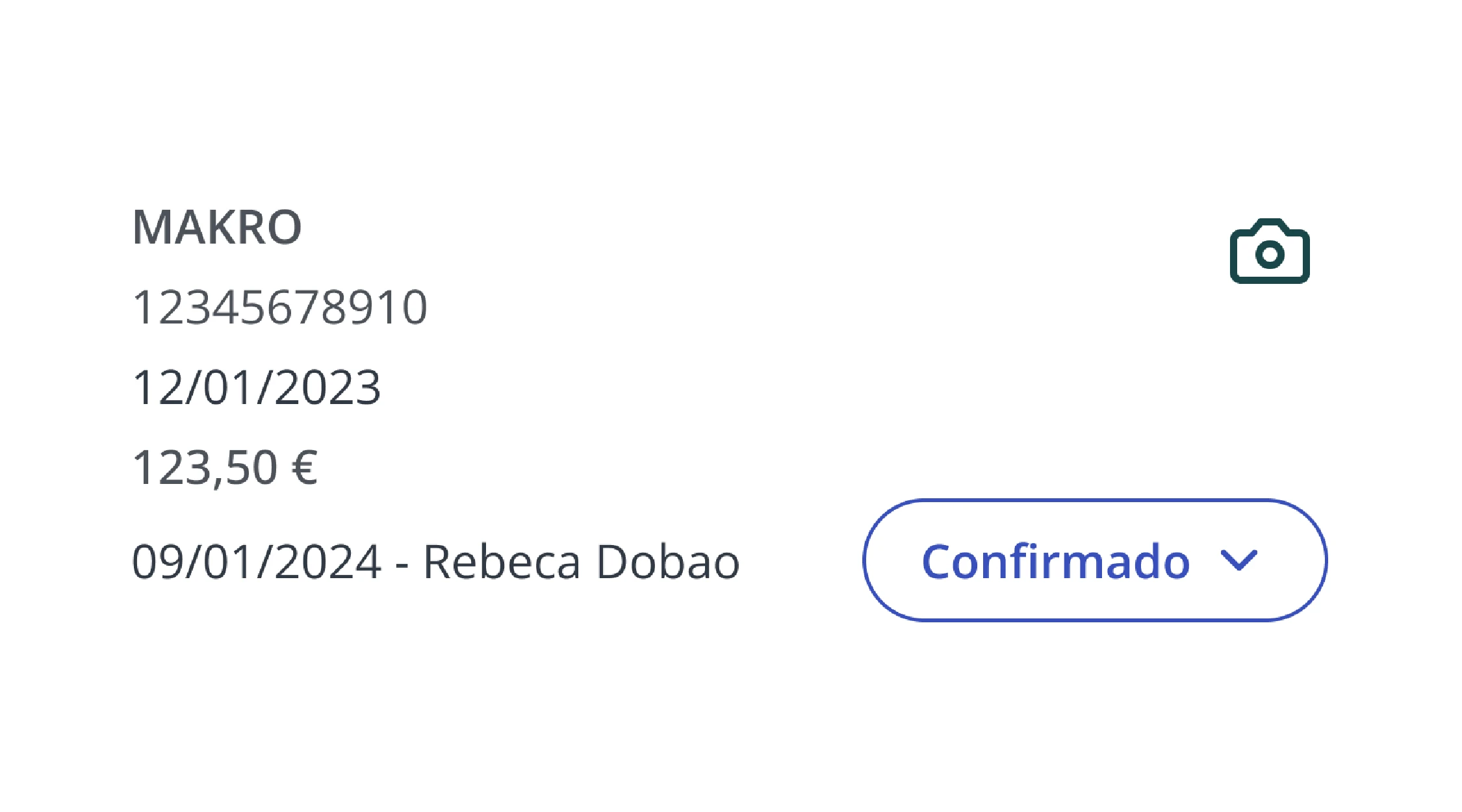 Ficha de fornecedor no Prezo com os dados-chave e o histórico de pedidos